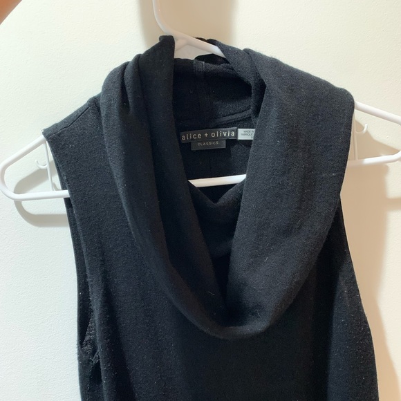 Black Alice & Olivia Classics Shirt/Tunic Size Small - Picture 2 of 2